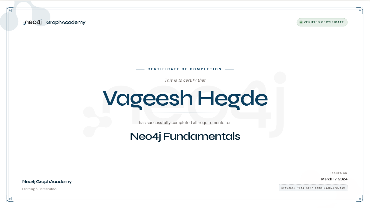 Neo4j Fundamentals Certification